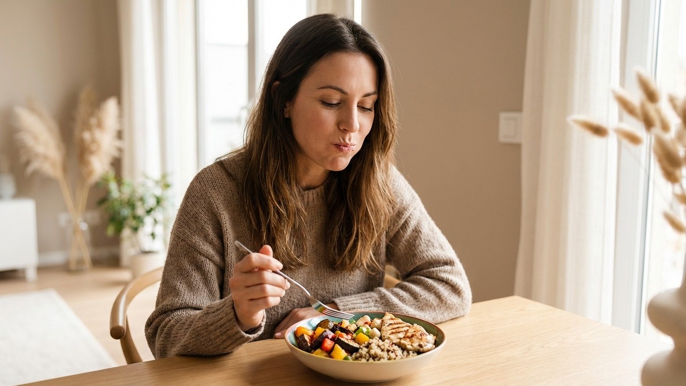 Mastiquer lentement : bienfaits sur la digestion, le transit et la satiété