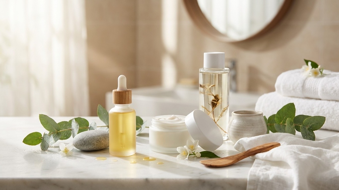 Routine skincare naturel : guide complet des soins peau (matin, soir, étapes et produits)