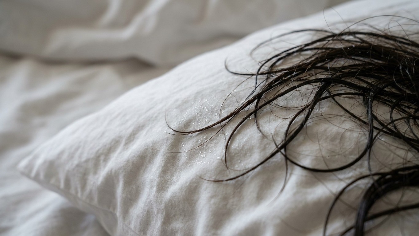 Je me couchais les cheveux encore humides par habitude : j'ai compris trop tard ce qui se réveille sur le cuir chevelu en ...