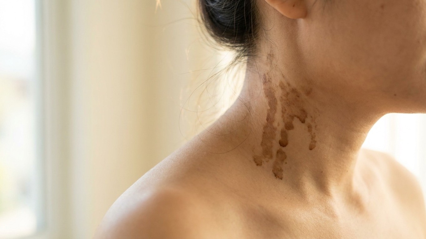 On pensait que le parfum sur le cou était sans risque au soleil : ces taches brunes qui ne partent jamais prouvent le cont...