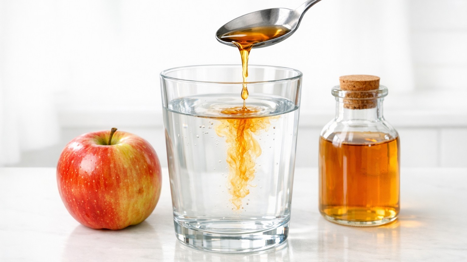 Selon les scientifiques, une cuillère de vinaigre de cidre avant les pâtes freine nettement la montée de glycémie