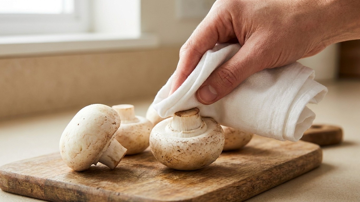 « Je croyais bien faire » : ce geste d'une seconde avant de cuire les champignons de Paris gâche la poêlée depuis des années