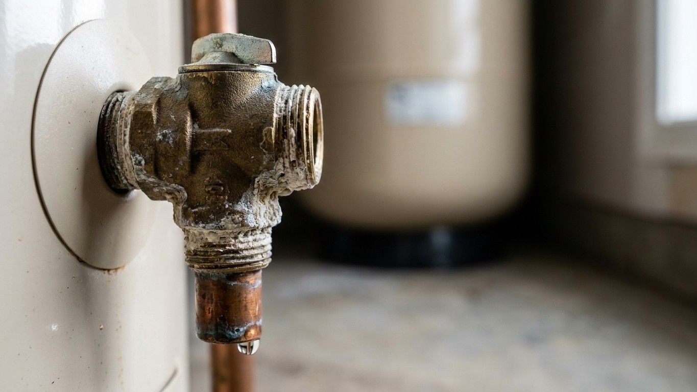 Je passais un coup d'éponge sous mon chauffe-eau qui gouttait sans chercher plus loin : un plombier m'a montré ce que le c...