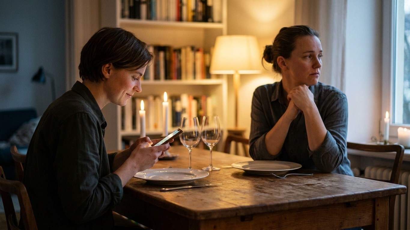 « Je pensais que c'était juste un coup d'œil aux notifications » : pourquoi consulter son téléphone au dîner érode le coup...