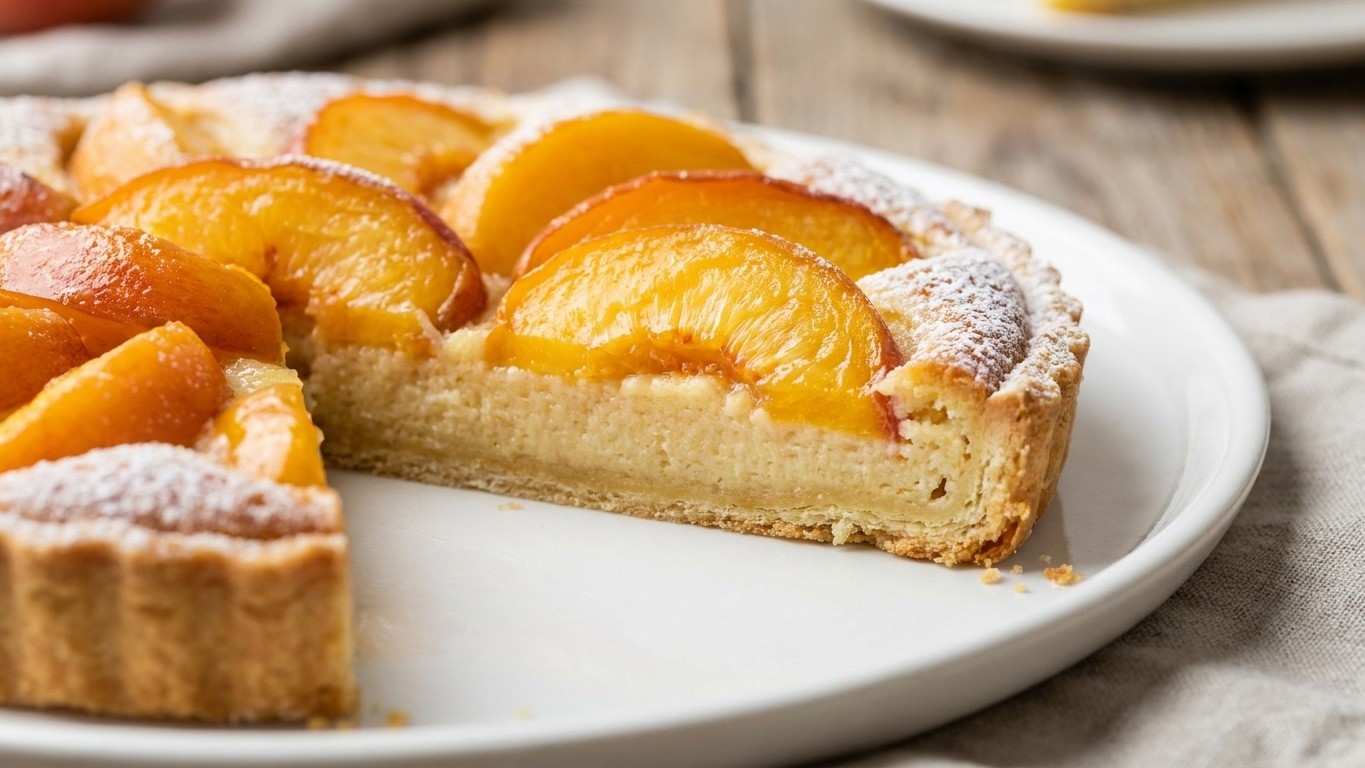 Mes tartes aux pêches finissaient détrempées depuis toujours : le jour où j'ai étalé cette crème sous les fruits, la pâte ...