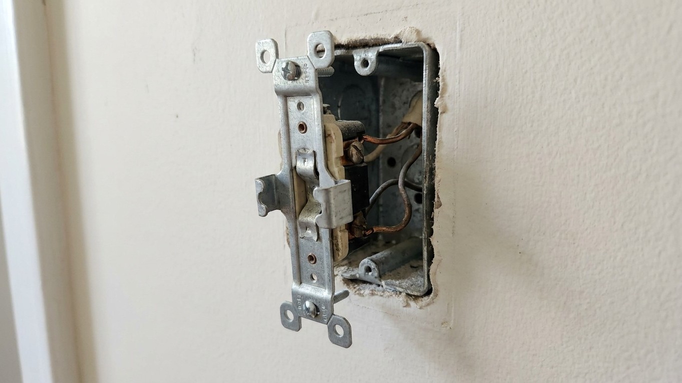 On s’obstine tous à resserrer les vis de la plaque, alors que ce sont ces deux griffes derrière le mur qui décident si la ...