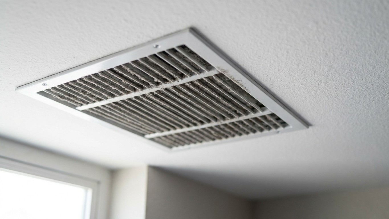 J’ai passé un coup d’éponge sur la grille de ma VMC juste pour enlever le voile gris : à la douche suivante, j’ai compris ...