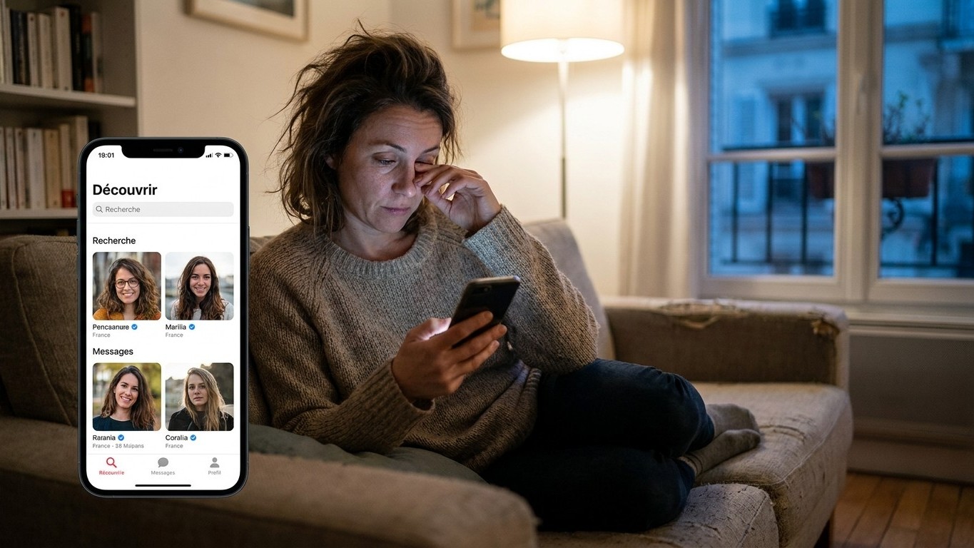 « Je passais trois heures par soir à comparer sans jamais répondre à personne » : le nombre de profils au-delà duquel le c...