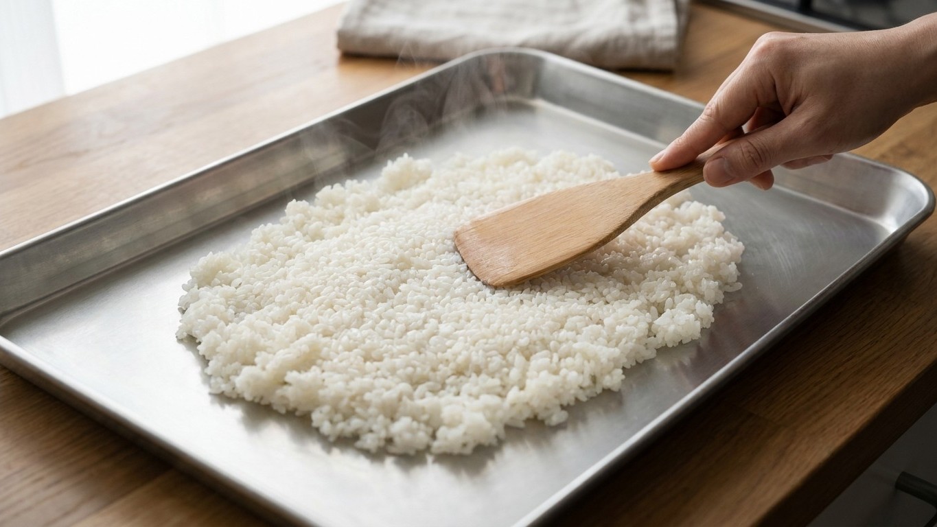 Les cuisiniers de cantine ne laissent jamais leur riz refroidir dans la grande casserole : la bonne méthode qui le garde s...