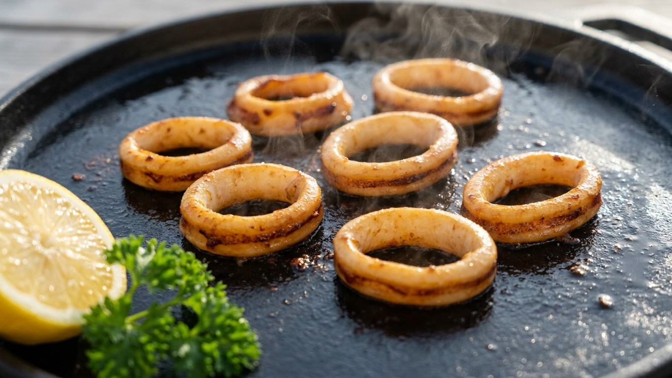 Les cuisiniers de plancha ne font jamais mariner leurs encornets dans le citron : la bonne méthode qui garde la chair tendre