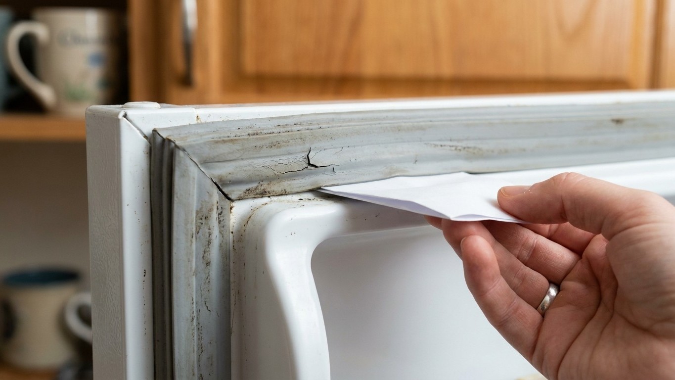 On s'obstine tous à baisser le thermostat quand le frigo tourne trop, alors que c'est cette bande de caoutchouc molle qui ...